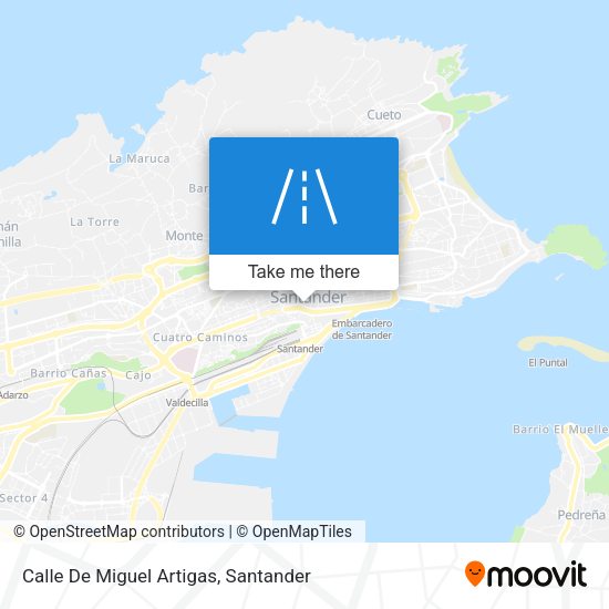 Calle De Miguel Artigas map