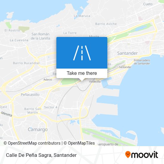 Calle De Peña Sagra map