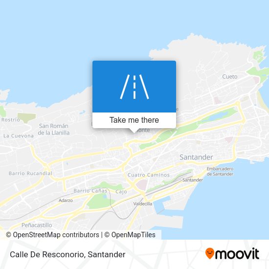 Calle De Resconorio map