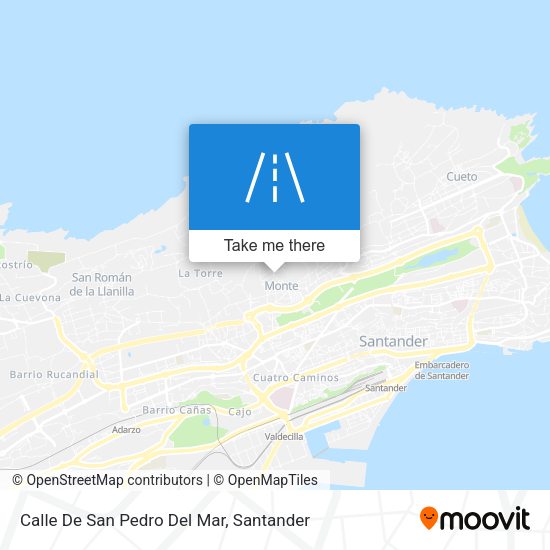 Calle De San Pedro Del Mar map