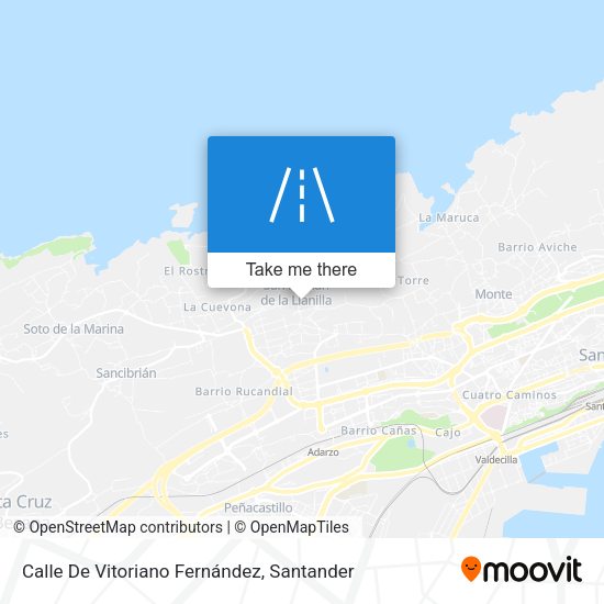 Calle De Vitoriano Fernández map