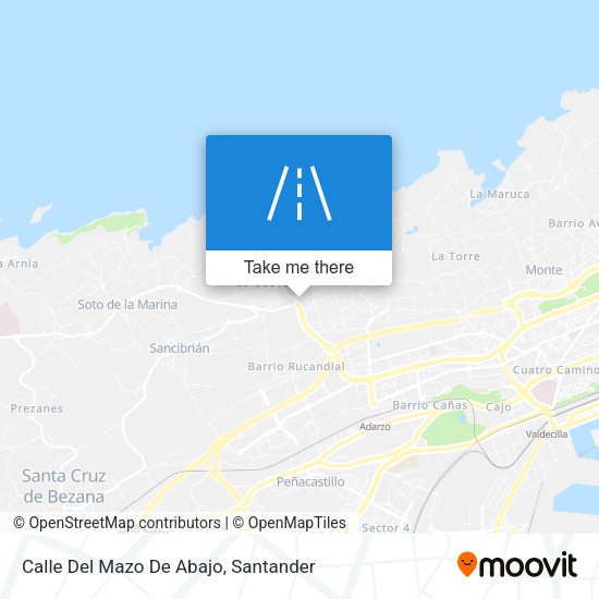Calle Del Mazo De Abajo map