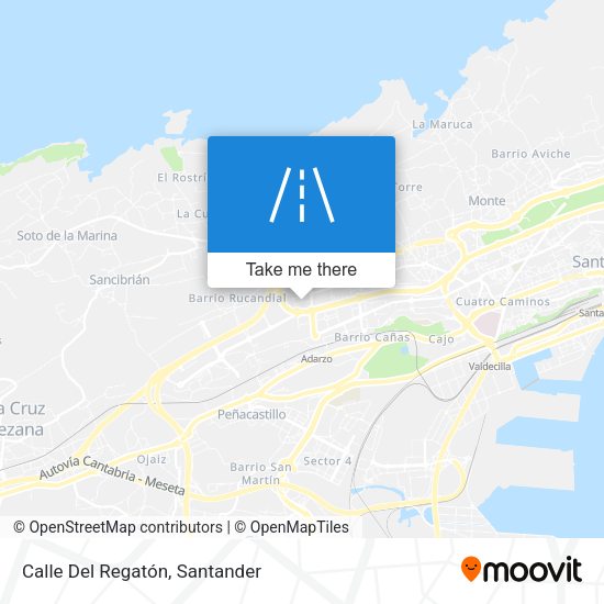 Calle Del Regatón map
