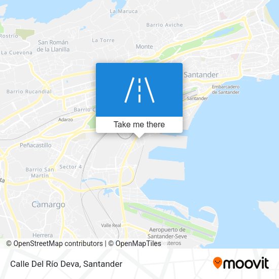 Calle Del Río Deva map