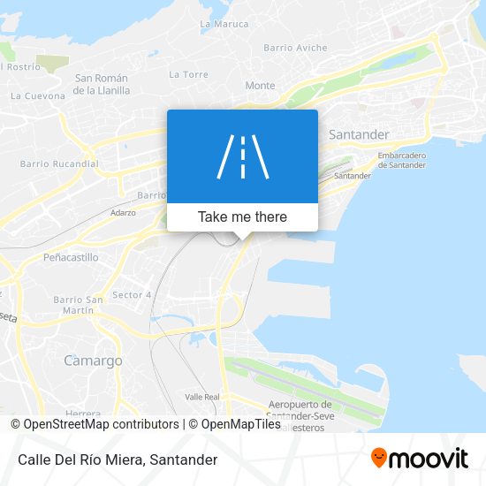 Calle Del Río Miera map