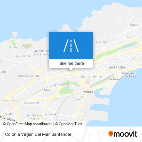 Colonia Virgen Del Mar map