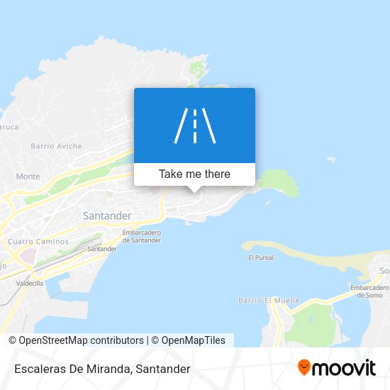 Escaleras De Miranda map