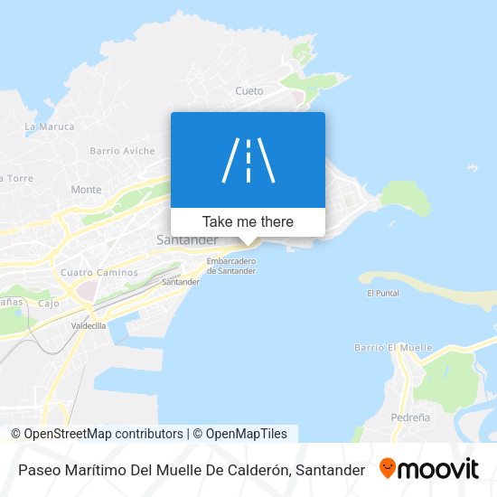 Paseo Marítimo Del Muelle De Calderón map