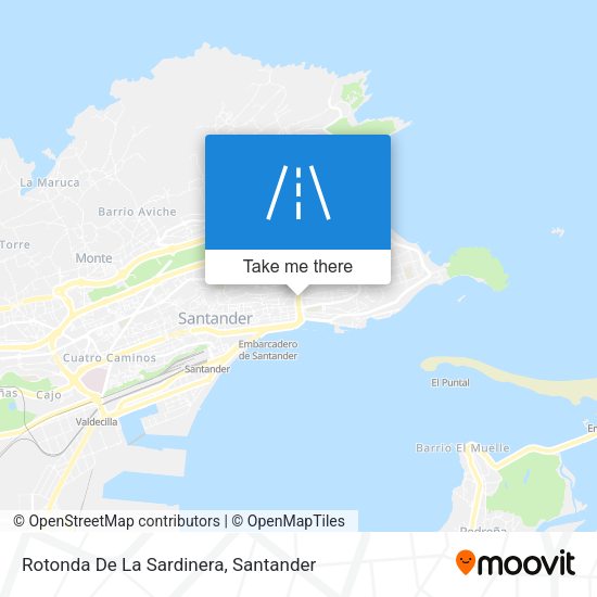 Rotonda De La Sardinera map