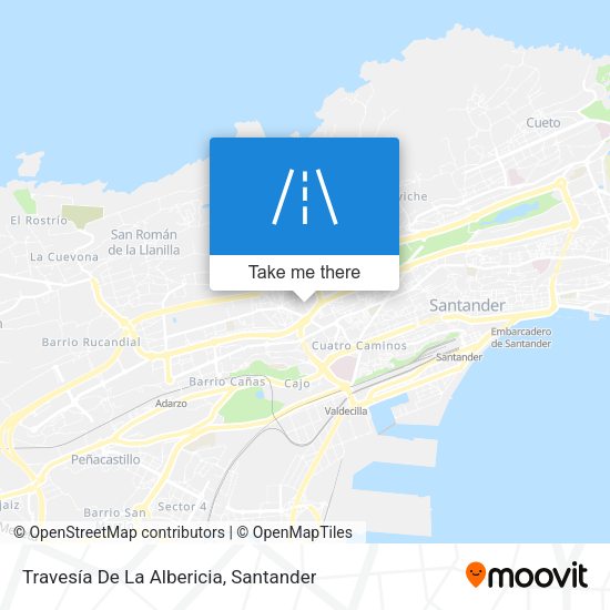 Travesía De La Albericia map