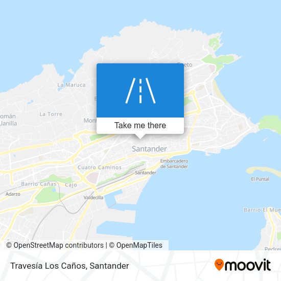 Travesía Los Caños map