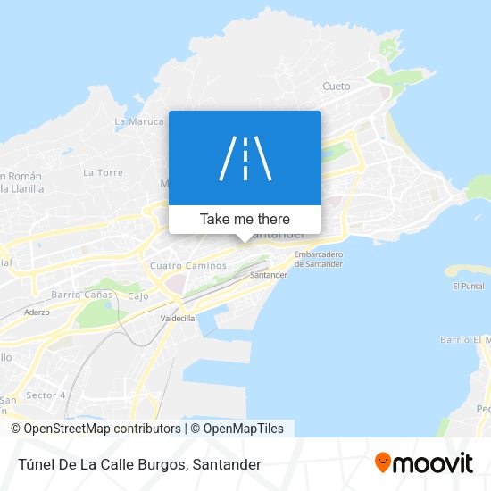 Túnel De La Calle Burgos map