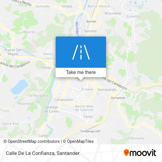 Calle De La Confianza map