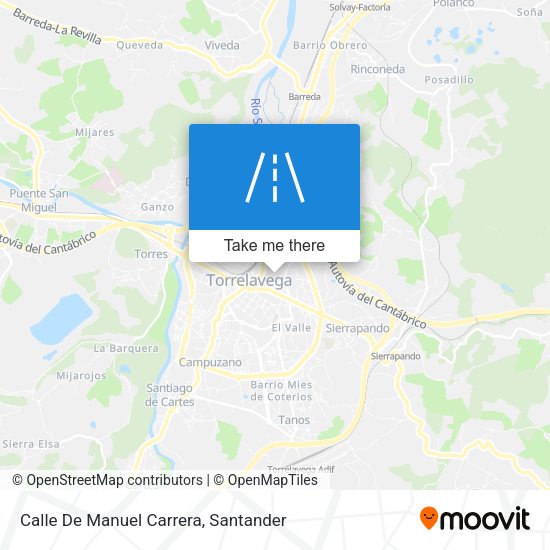 Calle De Manuel Carrera map