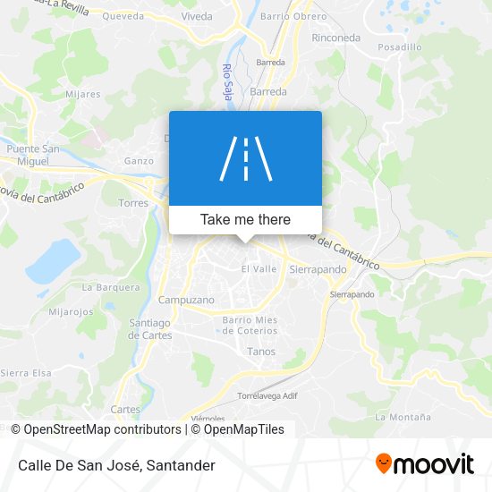 Calle De San José map