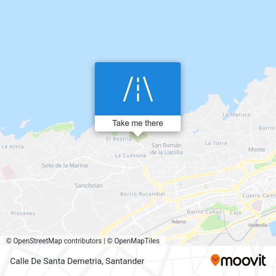 Calle De Santa Demetria map