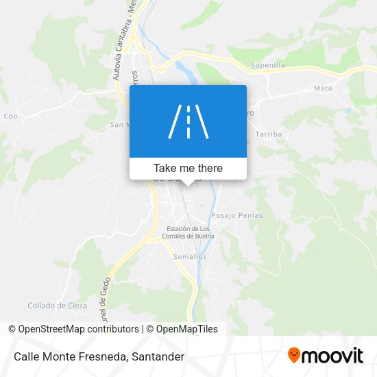 Calle Monte Fresneda map