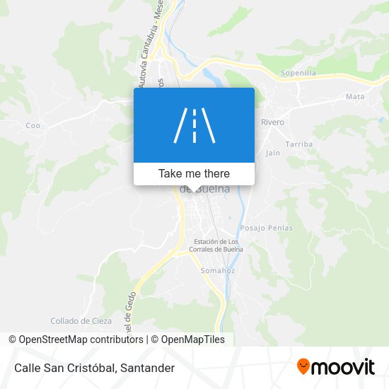 Calle San Cristóbal map