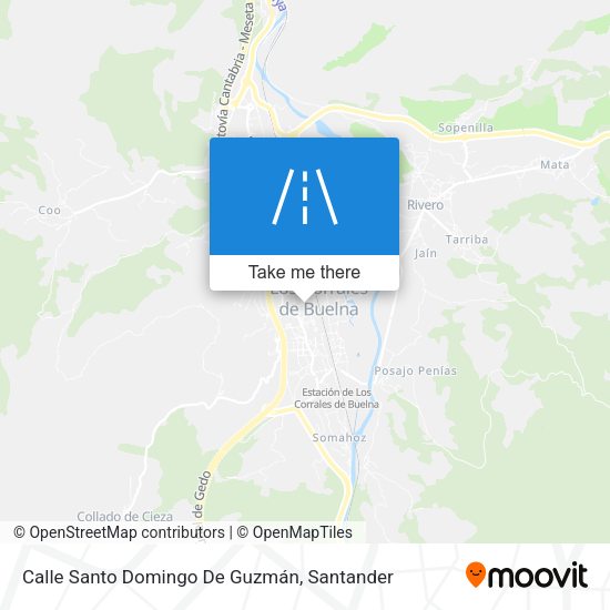 Calle Santo Domingo De Guzmán map