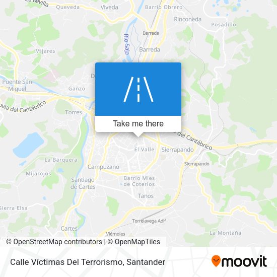 Calle Víctimas Del Terrorismo map