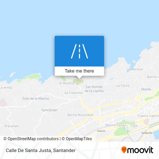 Calle De Santa Justa map