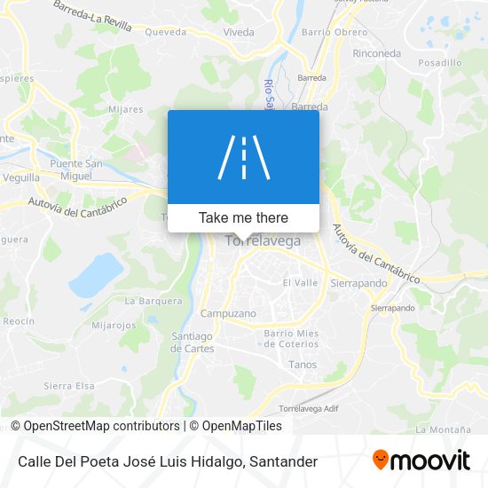 Calle Del Poeta José Luis Hidalgo map