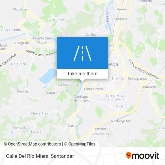 Calle Del Río Miera map