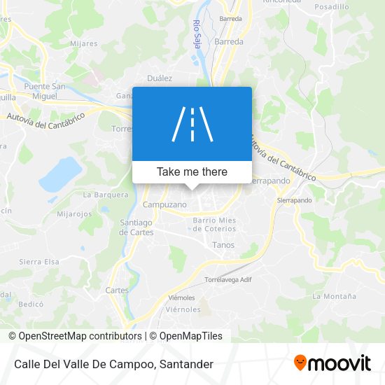 Calle Del Valle De Campoo map
