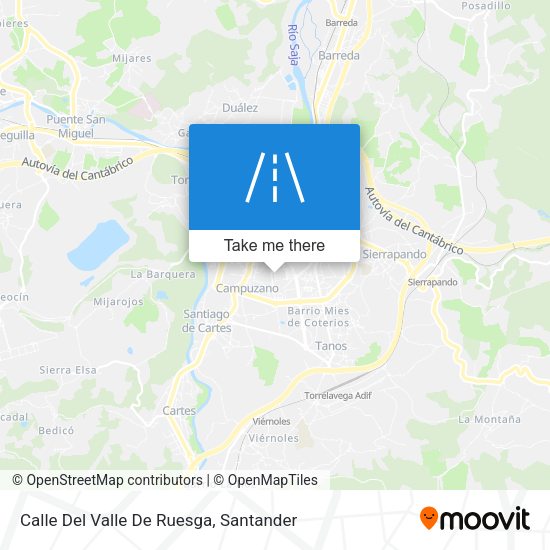Calle Del Valle De Ruesga map