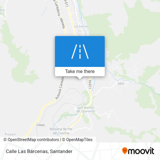 Calle Las Bárcenas map