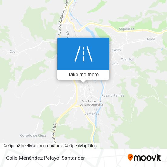 Calle Menéndez Pelayo map