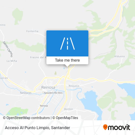 Acceso Al Punto Limpio map