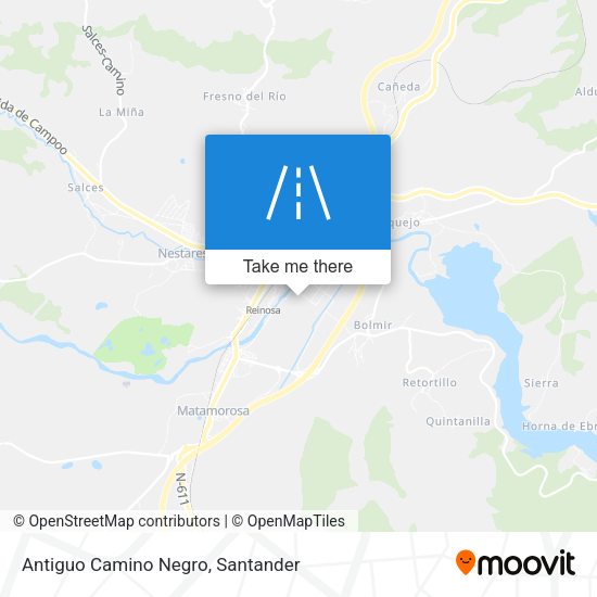 Antiguo Camino Negro map
