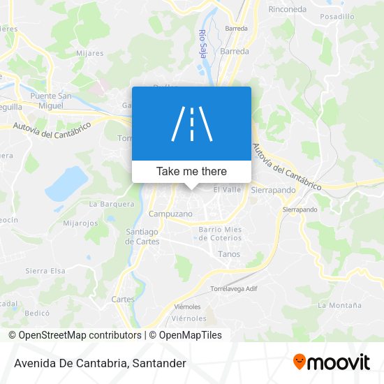 Avenida De Cantabria map