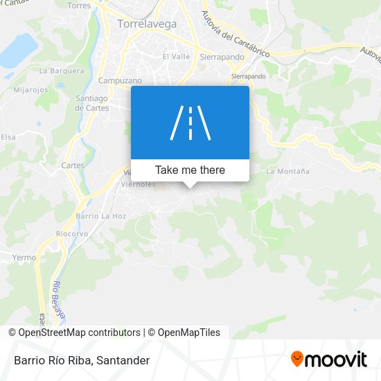 Barrio Río Riba map