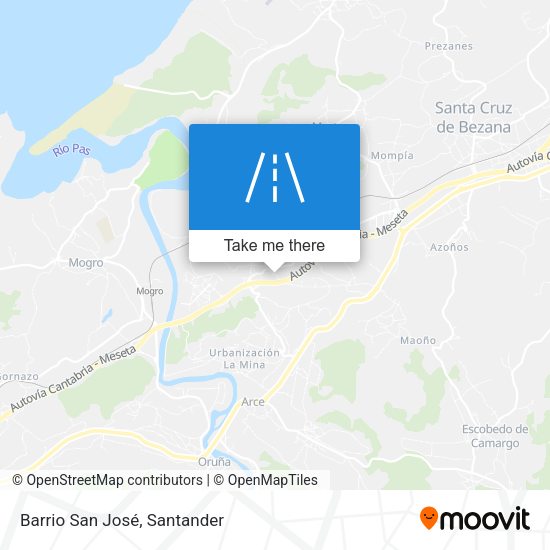 Barrio San José map