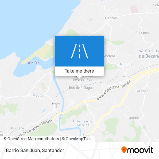 Barrio San Juan map