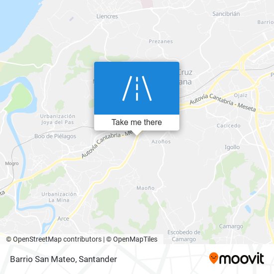 Barrio San Mateo map