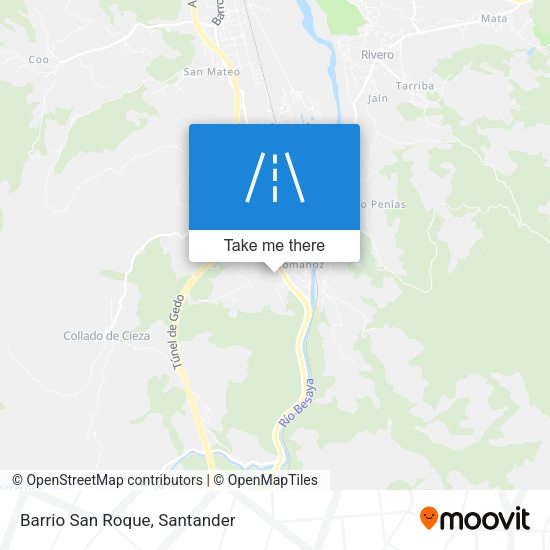 Barrio San Roque map