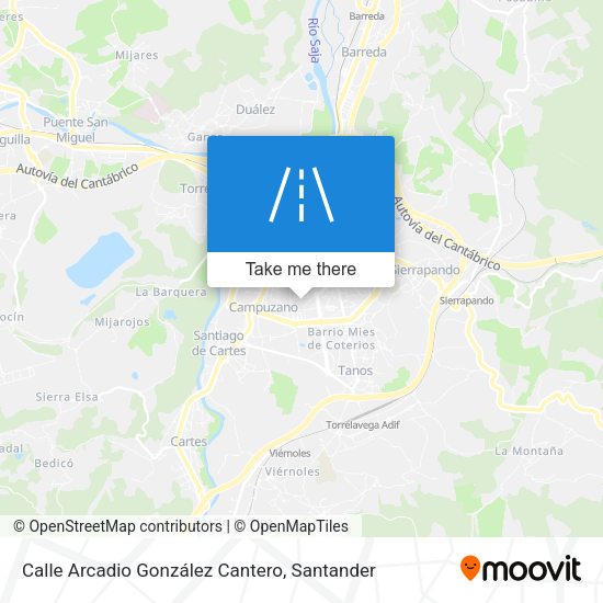 Calle Arcadio González Cantero map