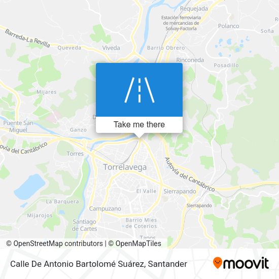 Calle De Antonio Bartolomé Suárez map