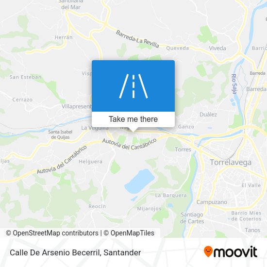 Calle De Arsenio Becerril map