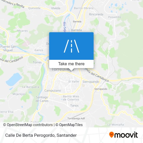 Calle De Berta Perogordo map