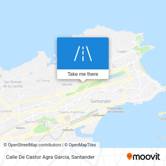 Calle De Castor Agra García map