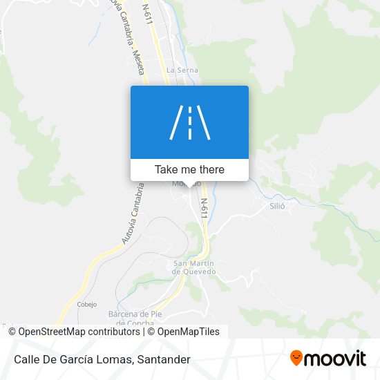 Calle De García Lomas map