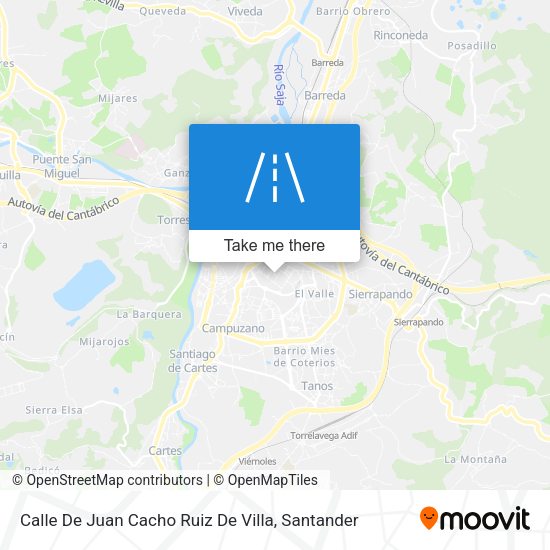Calle De Juan Cacho Ruiz De Villa map
