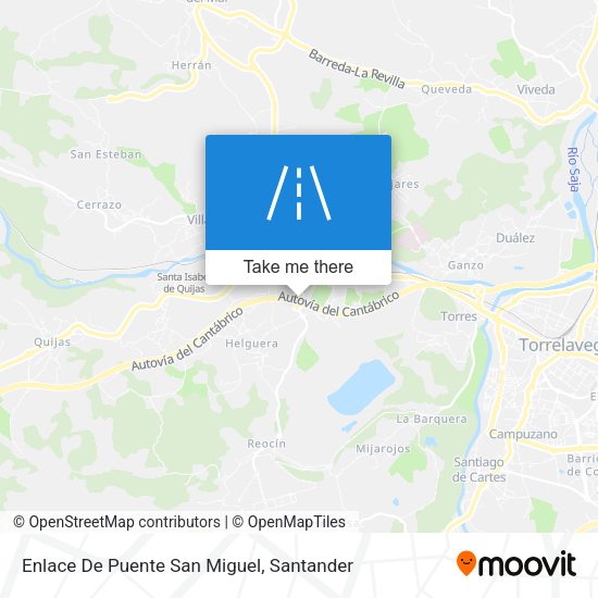 Enlace De Puente San Miguel map