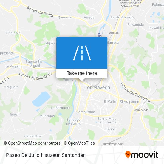 Paseo De Julio Hauzeur map