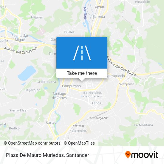 Plaza De Mauro Muriedas map