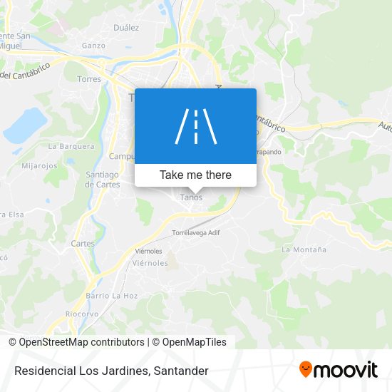 Residencial Los Jardines map